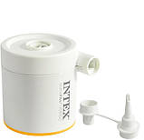 Надувне ліжко матрац велюр Intex (152-191-22 см, для кемпінгу, USB-насос, сумка для матраца) 64013, фото 3