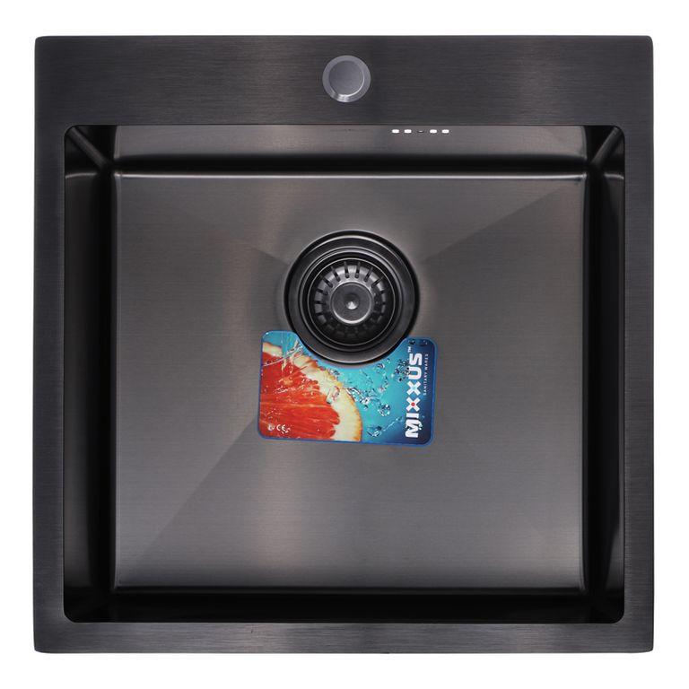 Мийка кухонна MIXXUS MX5050-200x1.0-PVD MX0578 Чорна