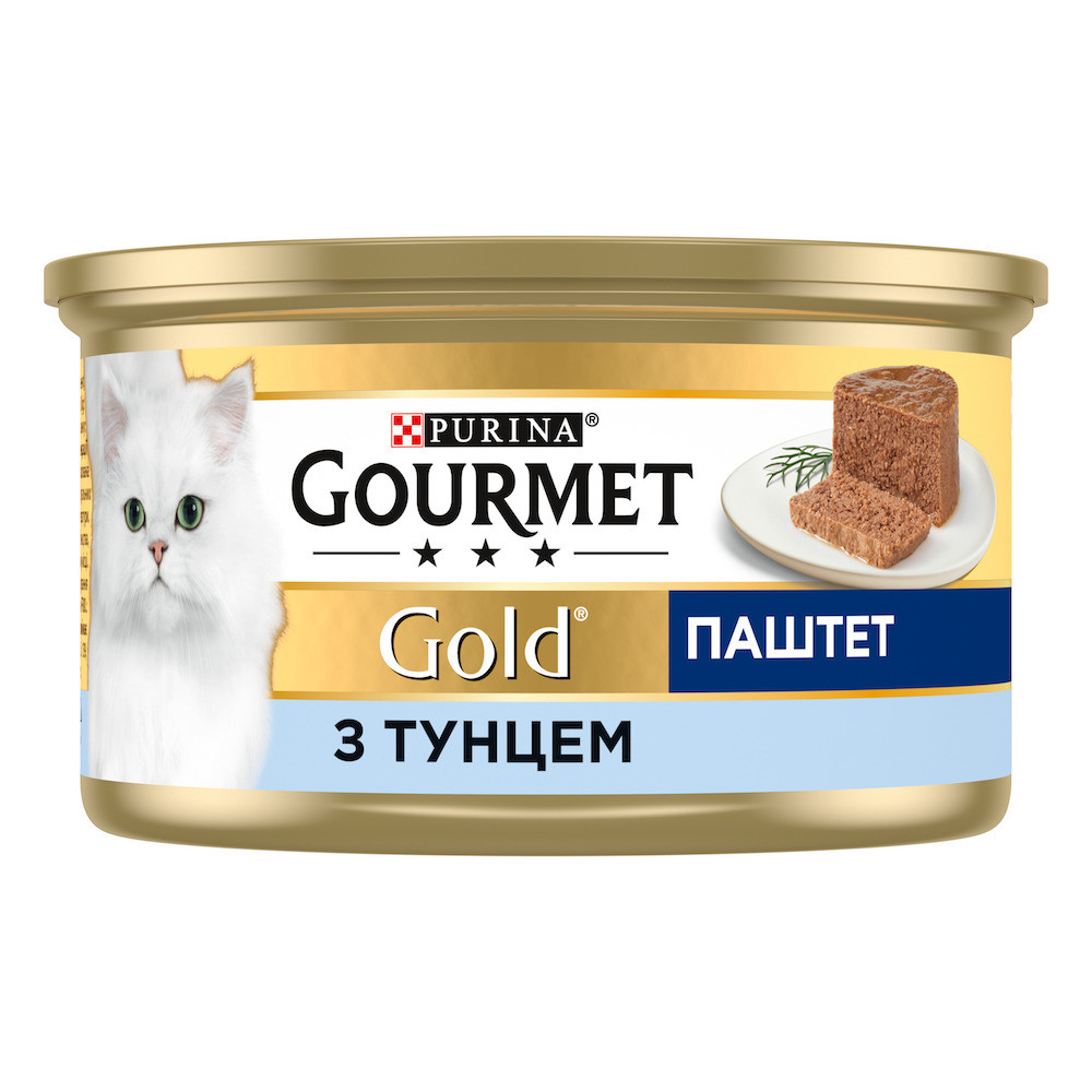 Консерва для котів Gourmet Gold (Гурмет Голд) паштет з тунцем 85 г Purina