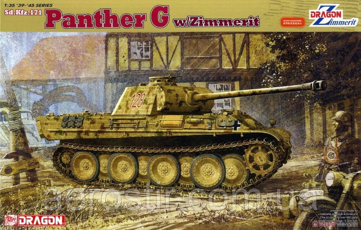 Sd.Kfz.PANTHER G w/Zimmerit 1/35 DRAGON 6384