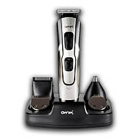 Тример для стриження Gemei GM-592 10 в 1 машинка для волосся бороди вусів сірий