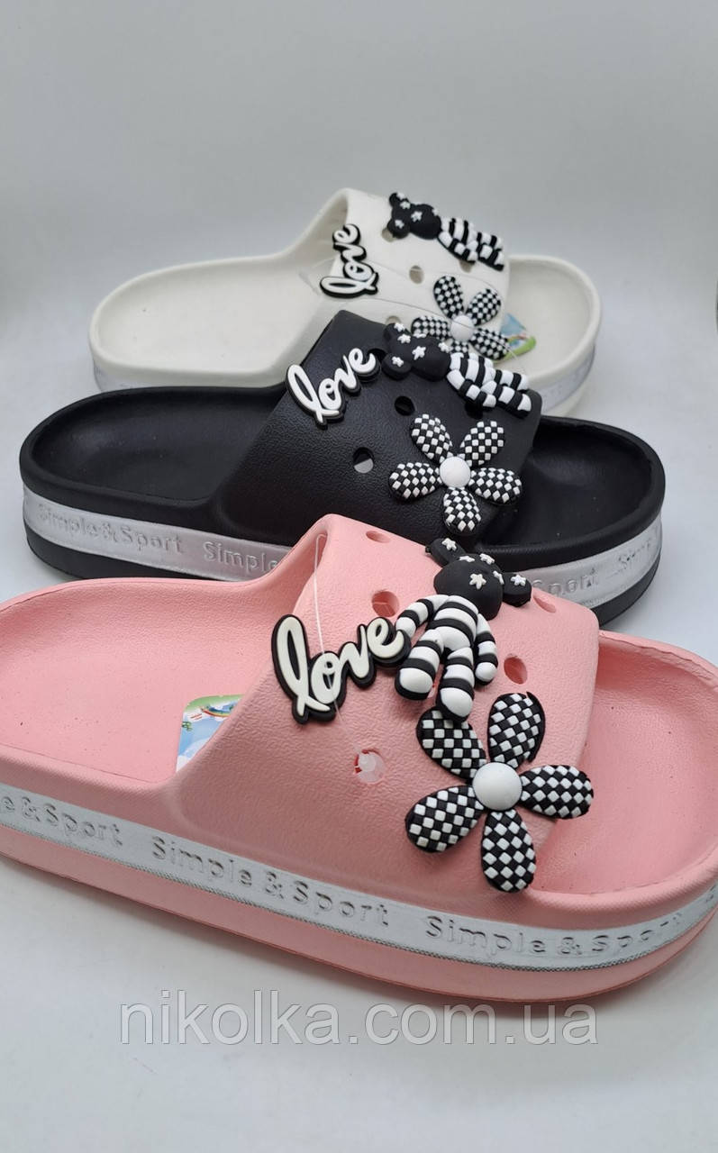 Шльопанці жіночі оптом, 36-41 рр.,  арт. 12019, фото 1