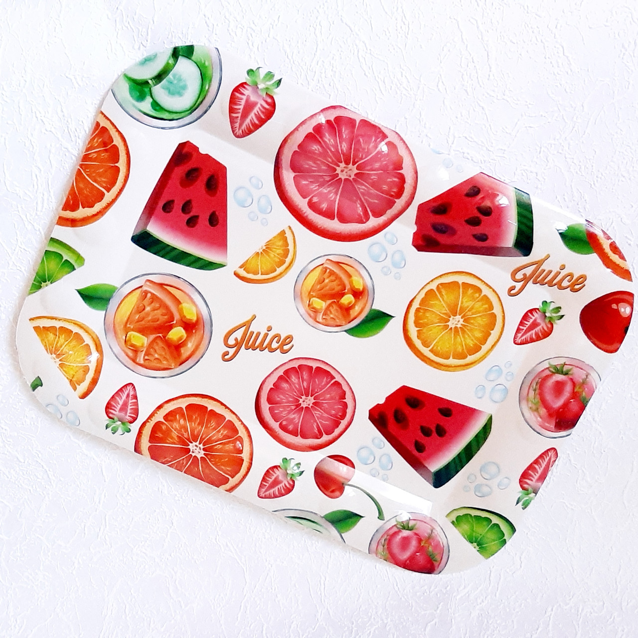 Таця пластикова прямокутна 37х27см арт.Х3-30, фото 1