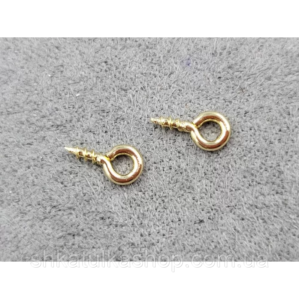 (5шт) Штифт 4*8мм, колір золото, гіпоалергенний сплав, фото 1