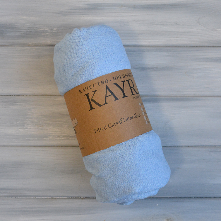 Простирадло махрове на гумки 90х200 захисне, простирадло чохол на матрац махра Туреччина щільна Бузковий, фото 1