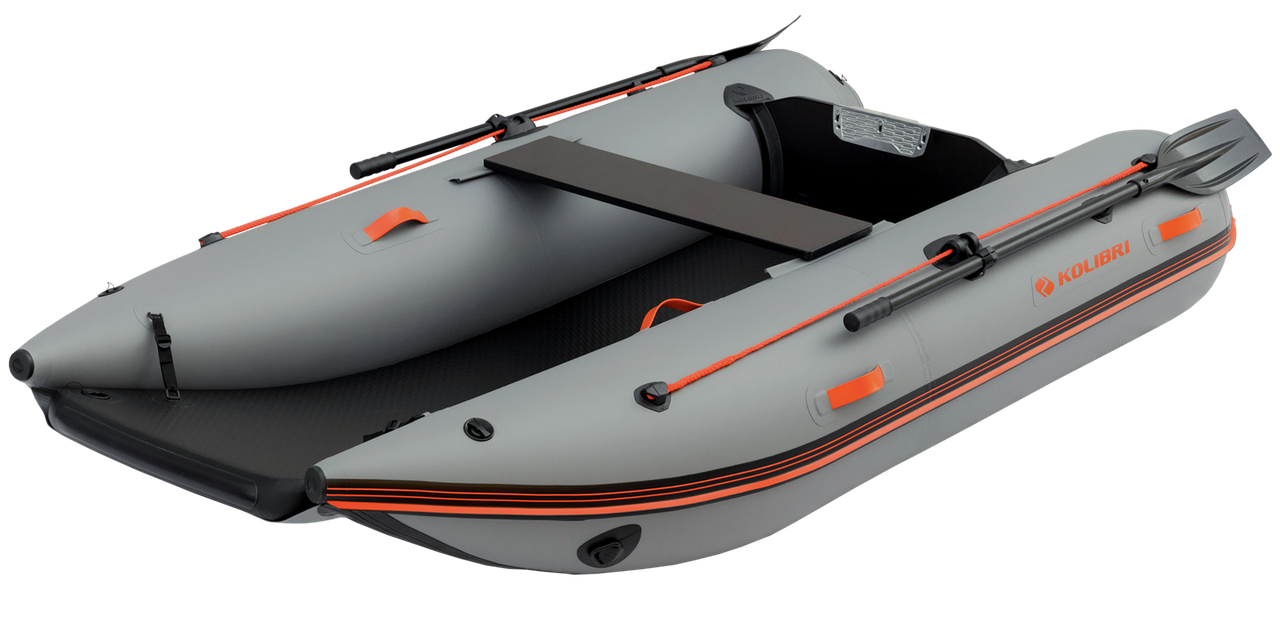 Надувний човен - катамаран ПВХ Kolibri КМ-300CM AirDeck. Купити надувний човен Колібрі 300 моторний катамаран
