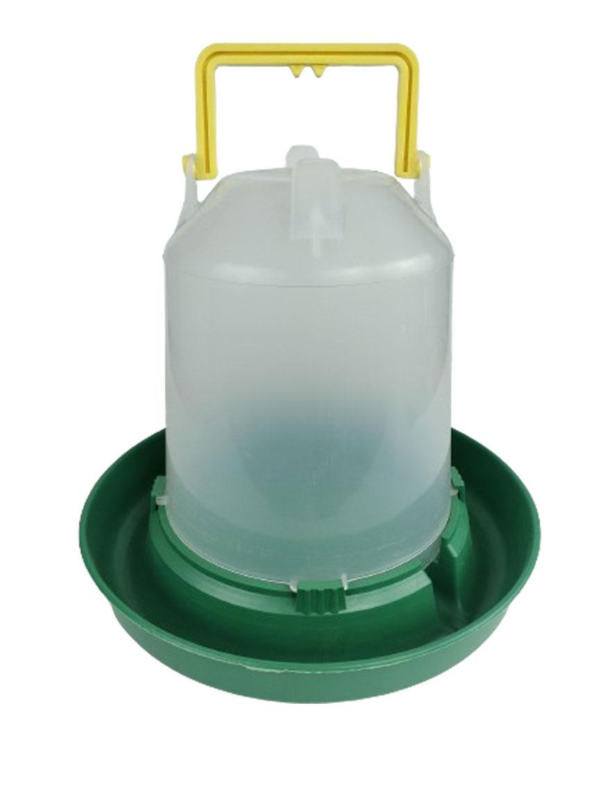 Вакуумна поїлка 3 літрів для птахів із ручкою, фото 1