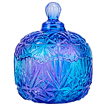 Десертниця скляна Аквамарин 12 см 9113-010