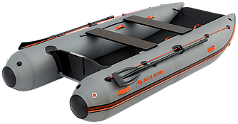 Надувний човен - катамаран ПВХ Kolibri КМ-340CM AirDeck. Купити надувний човен Колібрі 340 моторний катамаран