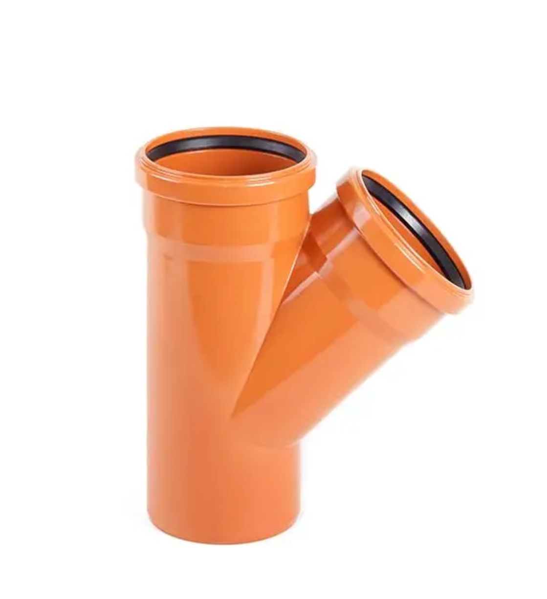 Трійник каналізаційний 45° ПВХ d 315x250 мм, фото 1