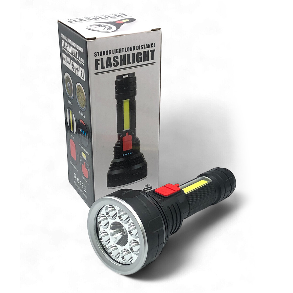Ліхтар FL-078-9 (9Led + COB)