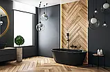 Змішувач для ванни Invena Glamour, чорний, BW-02-004, фото 3