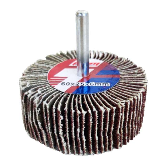 Круг пелюстковий для дрелі, 60*25*6 мм, Р80