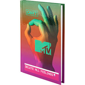 Книга записна тверда обкл. А6, 80арк. кл. MTV-1, фото 3