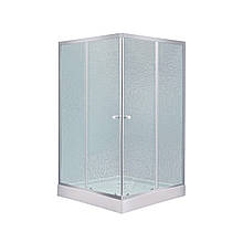 Душова кабіна Lidz Wawel SC90x90.SAT.LOW.FR (LWASC9090SATLOWFR2) з піддоном Lidz Mazur