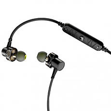 Бездротові навушники Awei X660BL водонепроникні Bluetooth black, фото 4