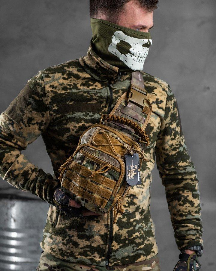 Нагрудна тактична сумка ferocious мультикам ВТ7770, фото 1