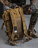 РЮКЗАК ТАКТИЧНИЙ 2Е, 45Л, LASER CUT cayot НШ6325, фото 5
