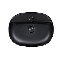 Умивальник (раковина-чаша) Qtap Scorpio з донним клапаном QT142202MBMB Matt Black