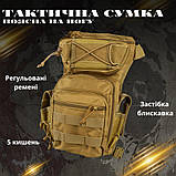 Тактична Сумка поясна на ногу roulette cayot, фото 10