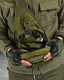 Рюкзак тактичний (Сумка-слінг) SILVER KNIGHT oliva к6 3-0, фото 7