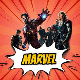 Атрибутика та сувеніри на тему Marvel | Марвел