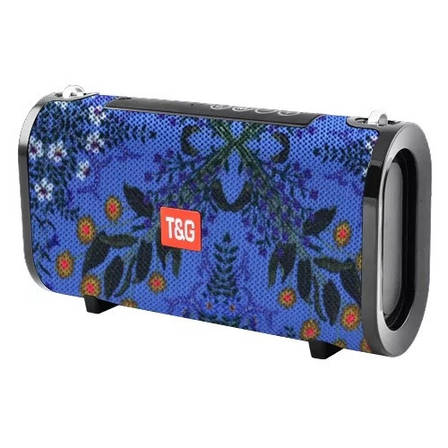 Портативна бездротова Bluetooth-колонка TG-123 blue, фото 1