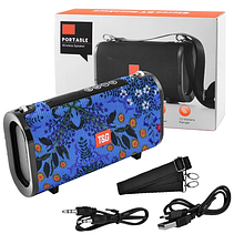 Портативна бездротова Bluetooth-колонка TG-123 blue, фото 6