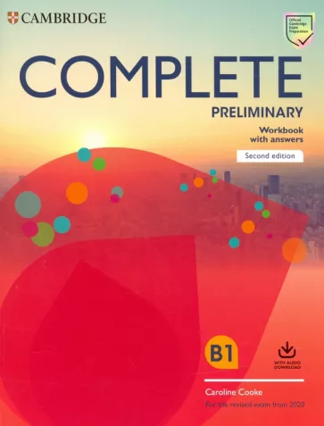 Робочий зошит Complete Preliminary Second Edition Workbook with Answers and Audio Download, фото 1