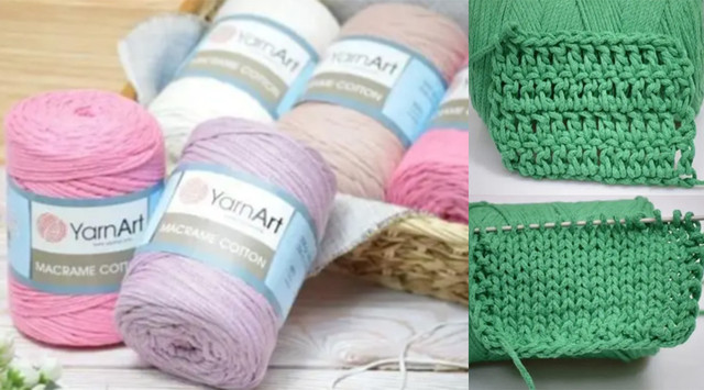 YarnArt Macrame Cotton шнур макраме бавовна натуральний