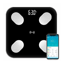 Смарт-ваги Smart Scale Bluetooth A1 Black розумні підлогові фітніс ваги 180 кг