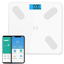 Смарт-ваги Smart Scale Bluetooth A1 white розумні підлогові фітніс ваги 180 кг