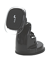 Тримач для телефону в авто 4you GL9 (присоска на торпеду та скло, магнітний) Black, фото 2