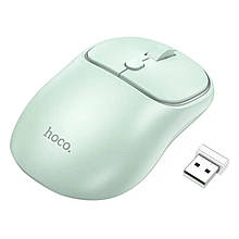 Миша Hoco GM25 Royal dual-mode business wireless mouse Light Green