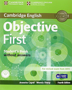 Підручник Objective First Fourth Edition student's Book without answers with CD-ROM