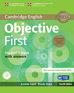 Підручник Objective First Fourth Edition student's Book with answers and CD-ROM and Class Audio CDs