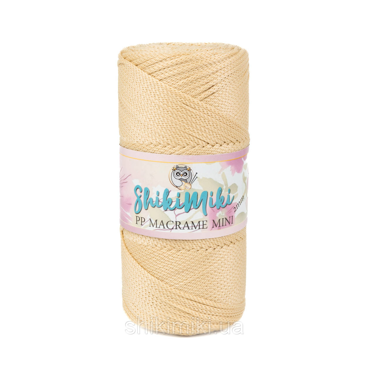 Трикотажний шнур поліпропіленовий PP Macrame Mini, колір Топлене молоко
