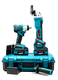 Набір Makita 2в1 Гайковерт, Болгарка Makita Безщіткові 48V,6.0AH
