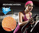 Широкая эластичная повязка на голову Sports Fitness, фото 3