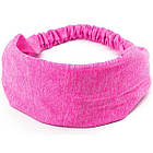 Широкая эластичная повязка на голову Sports Fitness, фото 2