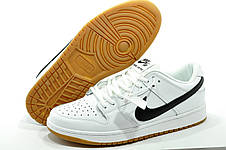 Білі кросівки Nike SB Dunk Low Pro унісекс, фото 4