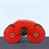 Тренажер ролик для ніг та рук зворотний Charge Тренувальне фітнес колесо для черевного преса з килимком, фото 5