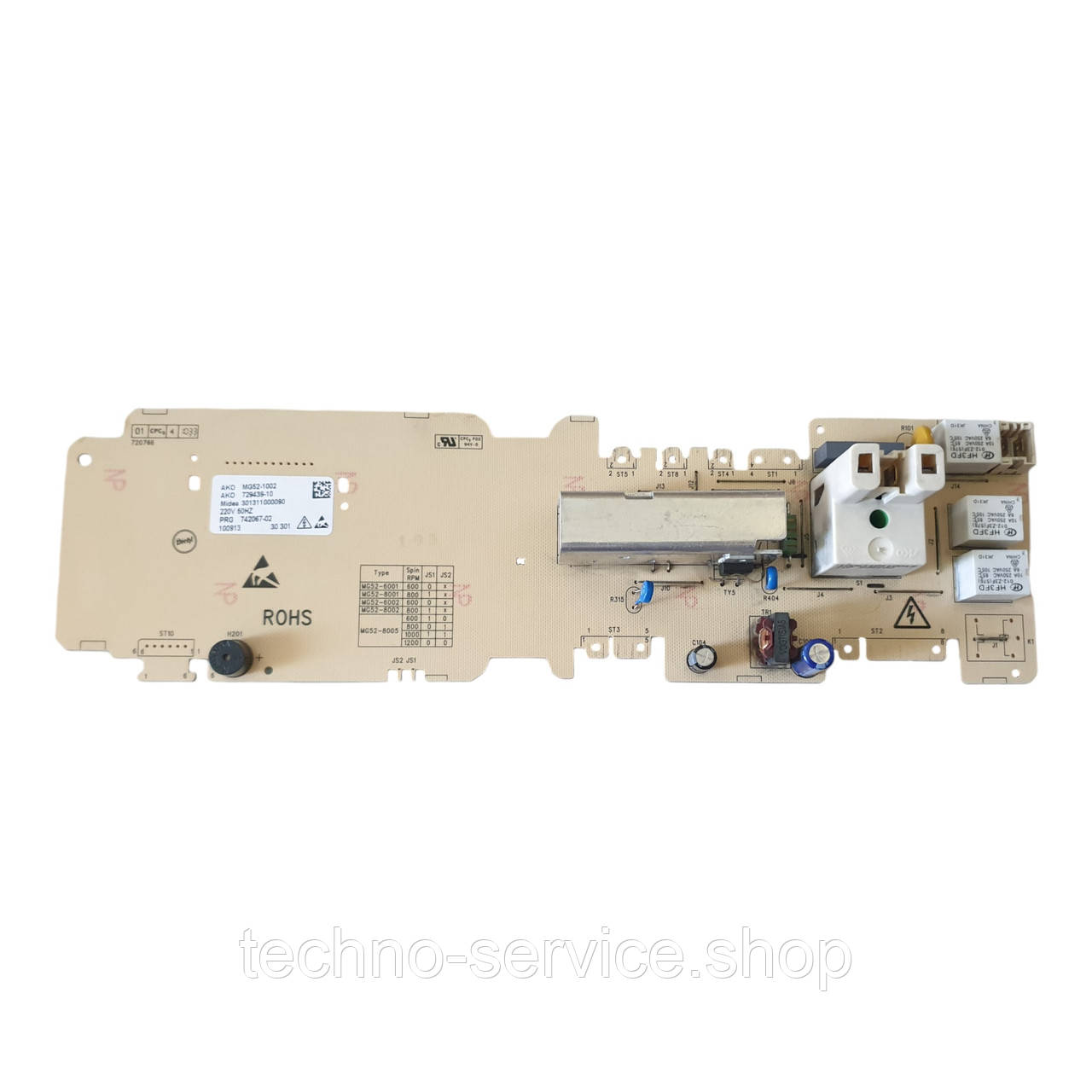 Модуль (плата) керування пральної машини Midea AKO MG52-1002