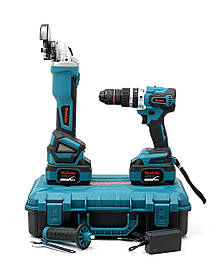 Акумуляторний набір Makita 2в1 безщітковий 48 V, 6Ah Ударний шурупокрут+Болгарка