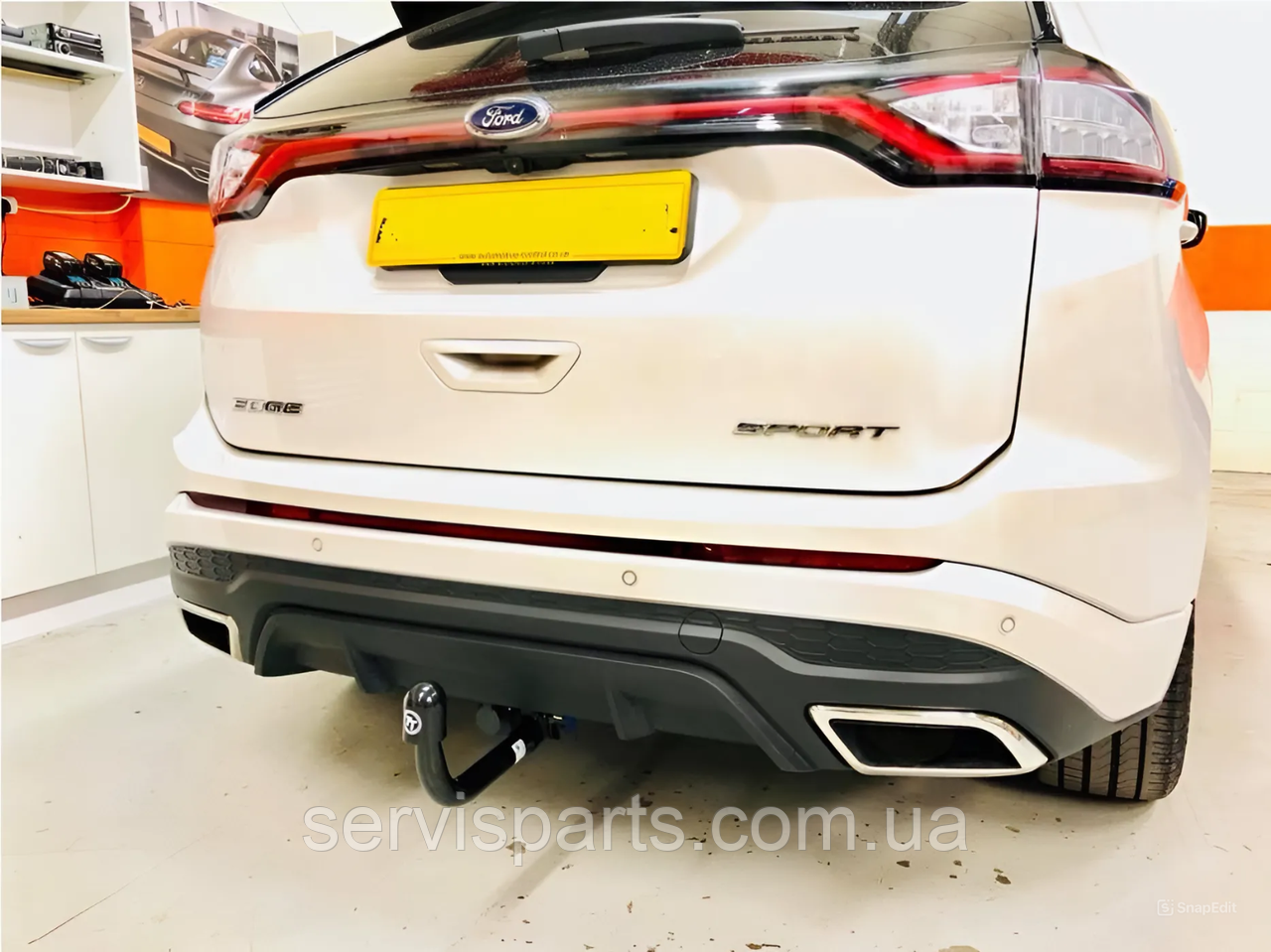 Фаркоп Ford Edge 2015- (Форд Едж) швидкоз'ємний гак на ключах