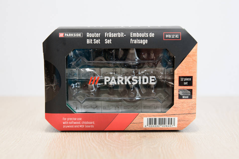 Набор фрез Parkside PFB 12 A1 12шт Качественный набор фрез Набор