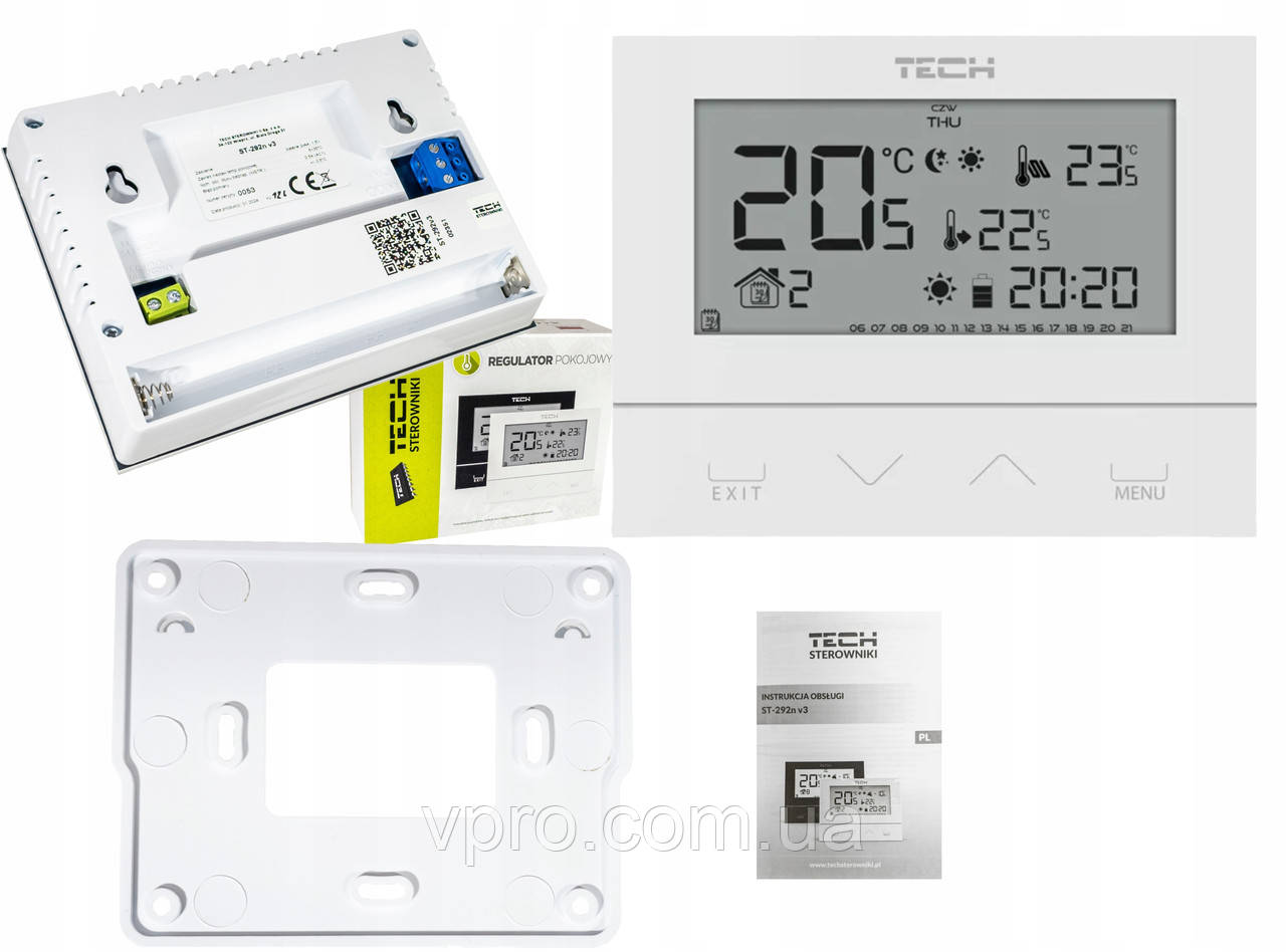 Tech ST292v3 Провідний кімнатний термостат