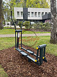 Тренажер "Лижник" спортивний для використання на вулиці, фото 4