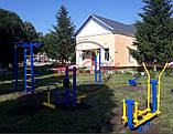 Тренажер "Лижник" спортивний для використання на вулиці, фото 3