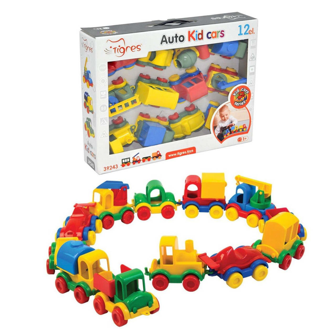 Набір машин "Kids cars" 12 шт. 39243